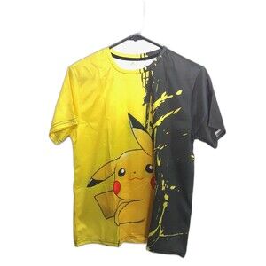 Pikachu Pokemon Black and Yellow Shirt